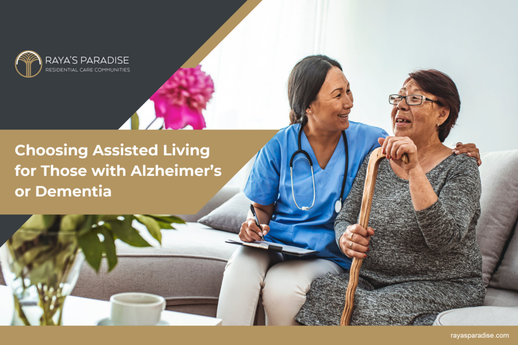 Choosing Assisted Living for Alzheimer’s and Dementia, Tour Checklist and Memory Care Questions