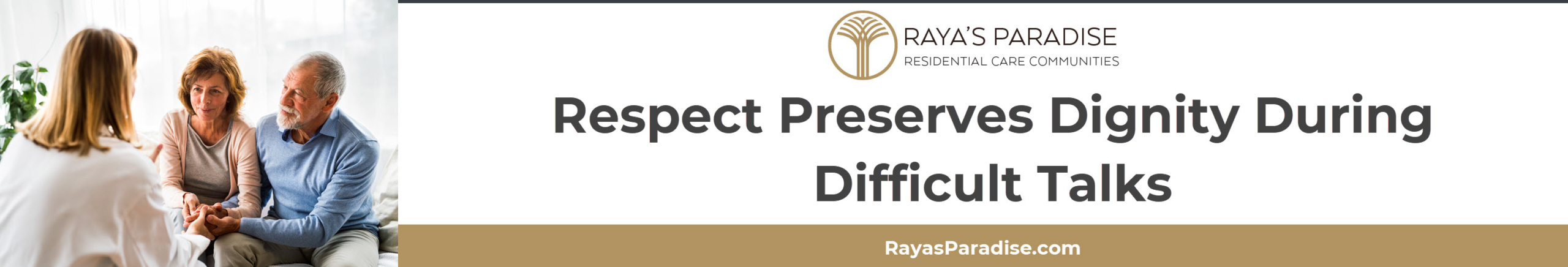 Adult child listening attentively to an elderly parents during a calm conversation.