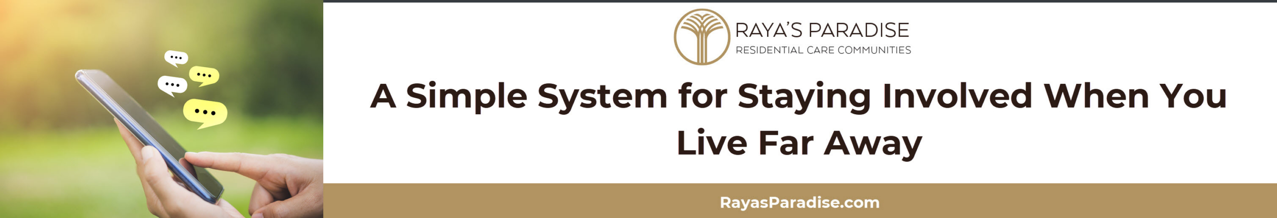 This section describes a long distance caregiving plan for assisted living, including routines, contacts, and shared responsibilities.