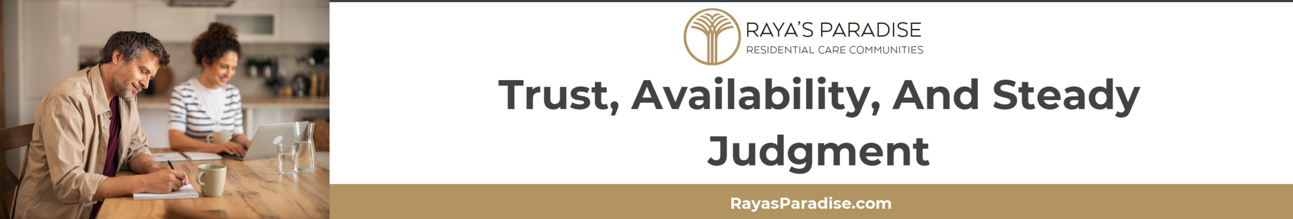 Two siblings calmly discussing caregiving responsibilities with a notebook and printed checklist.