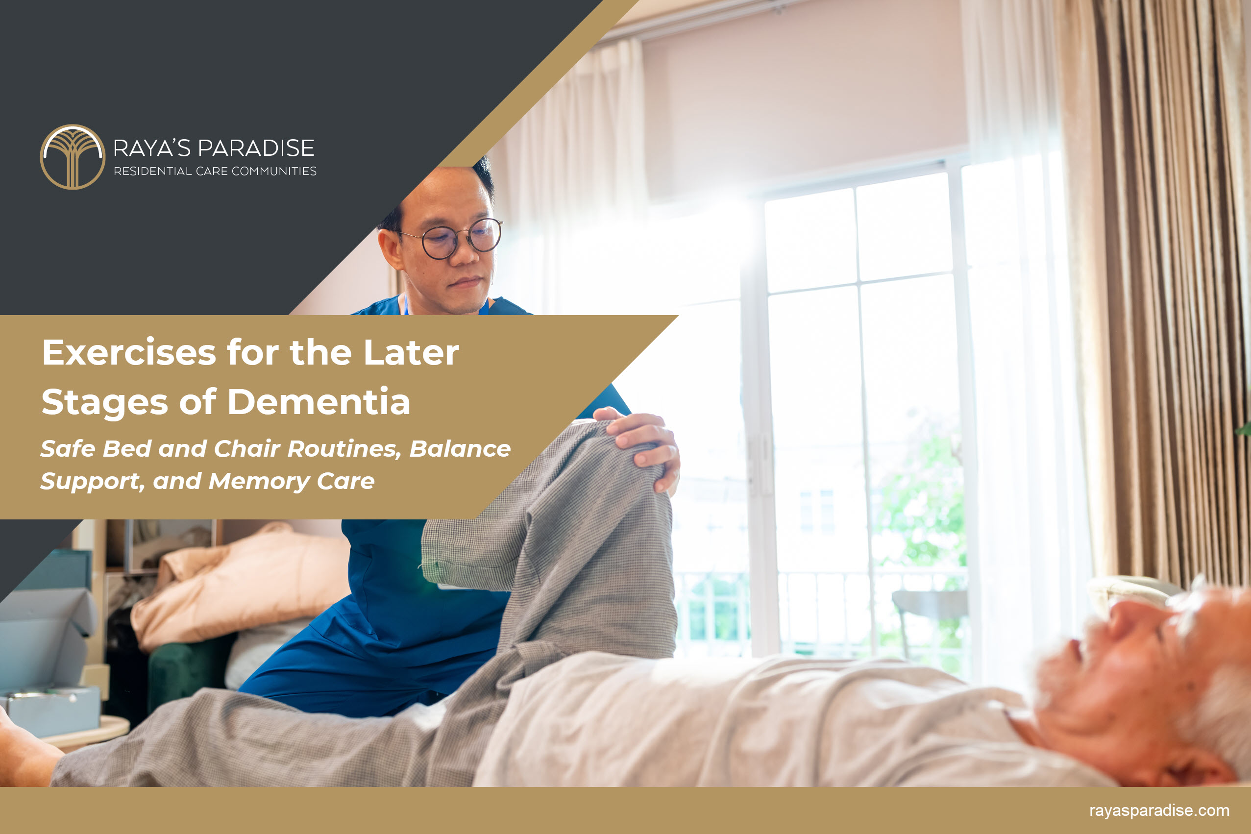 Exercises for the Later Stages of Dementia - Safe Bed and Chair Routines, Balance Support, and Memory Care in Orange County