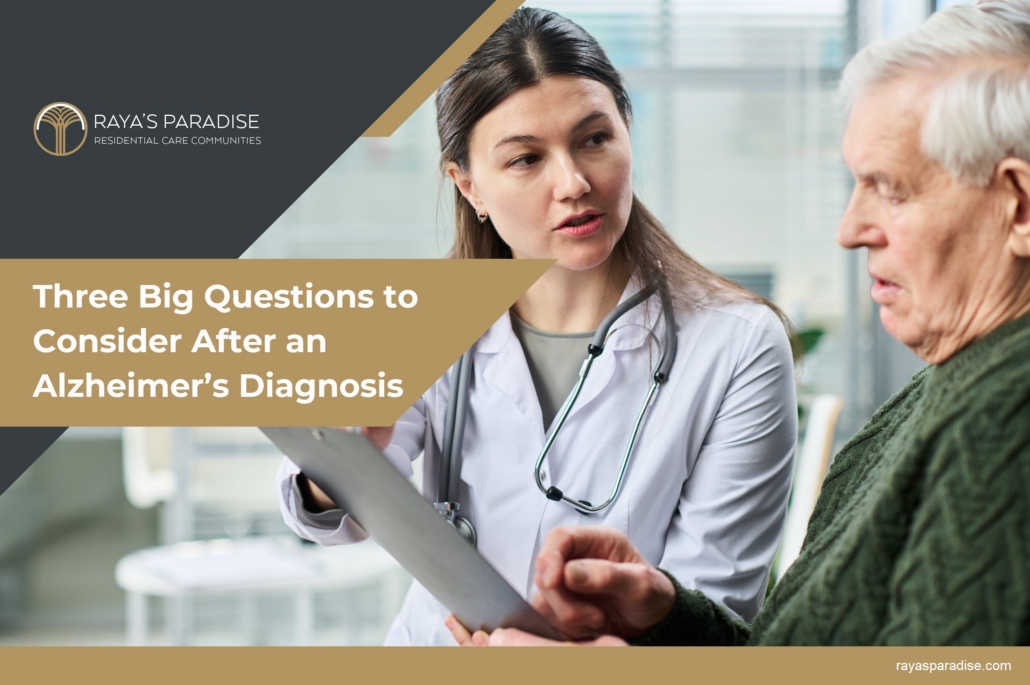 3 Questions to Ask After an Alzheimer’s Diagnosis