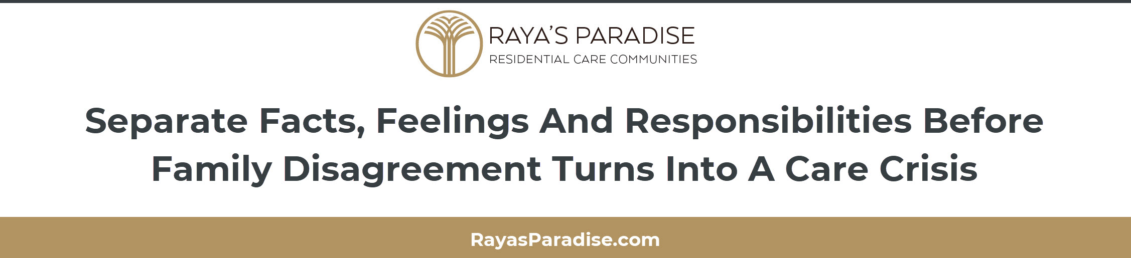 Alzheimer’s Family Care Discussions This section describes family meetings, dementia care disagreements, shared caregiving responsibilities, mediation and ways to reduce conflict after an Alzheimer’s diagnosis.