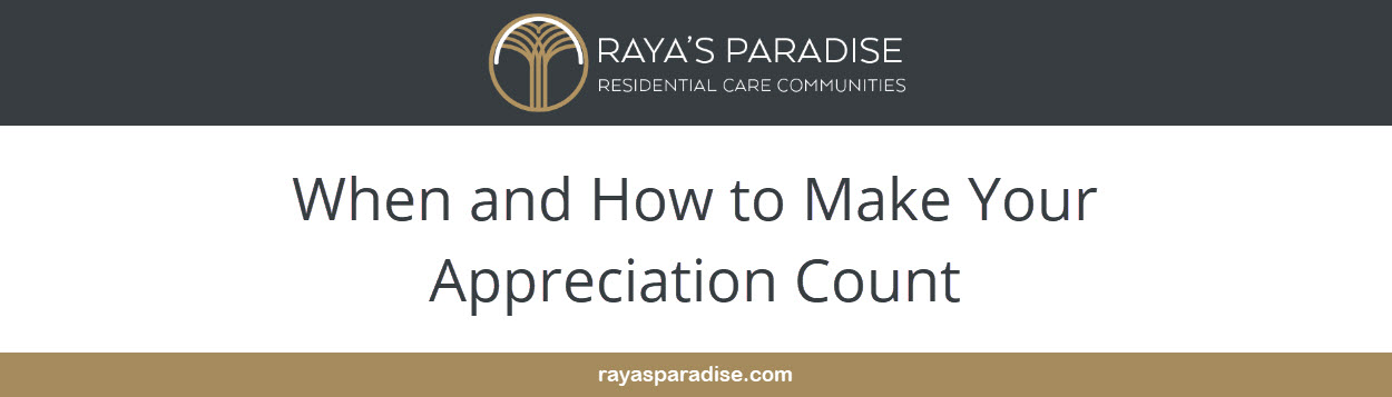 When and How to Make Your Appreciation Count Express gratitude outside of busy holidays for greater impact. Consider charitable donations, verbal thanks, or personalized gestures that honor caregivers year-round.