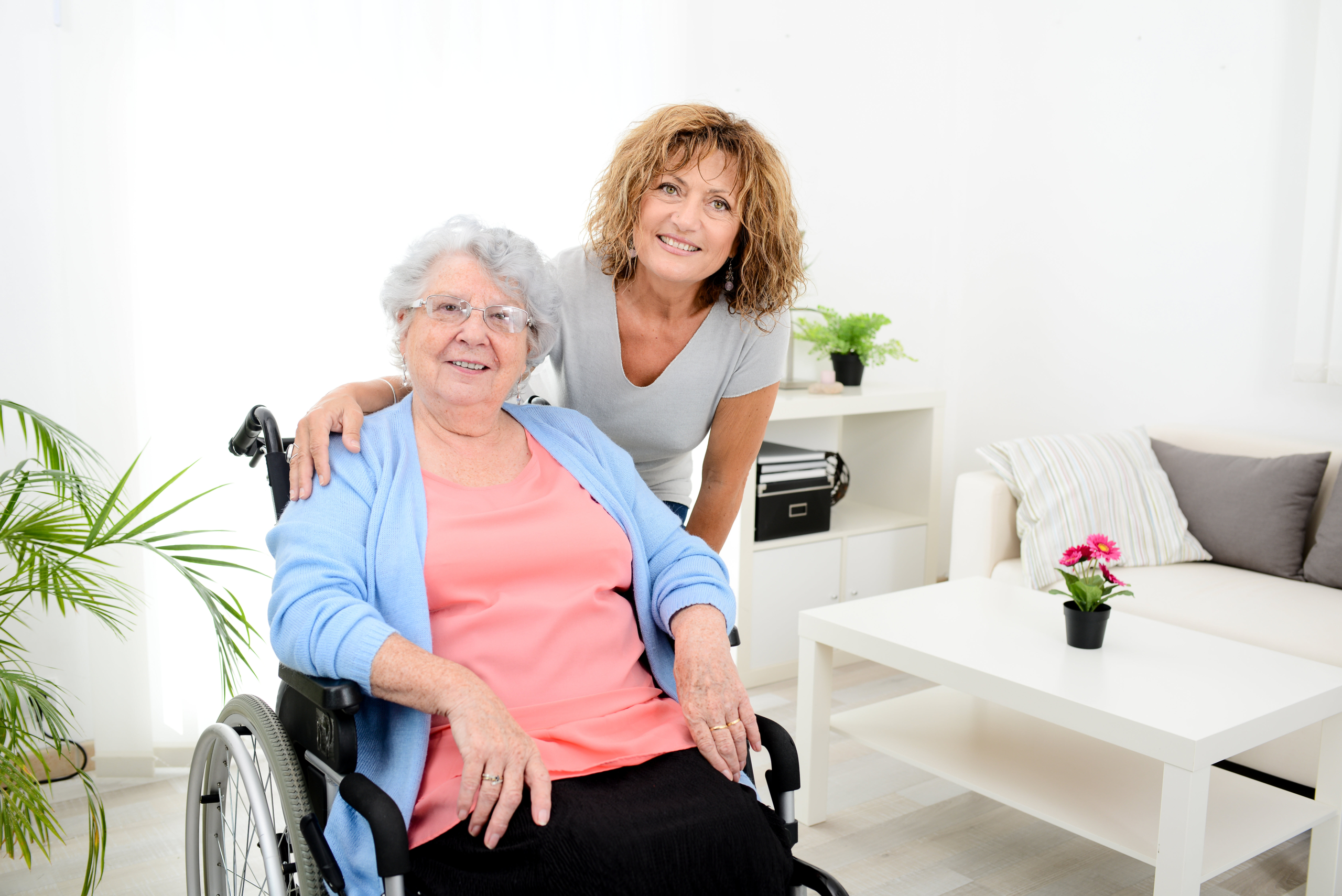 Senior Mother with Daughter