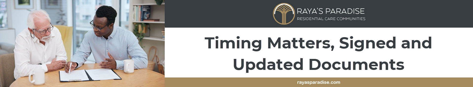 Graphic emphasizing that estate plans must be signed, current, and easy to locate to be usable.