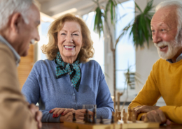 Seniors at Assisted Living Community