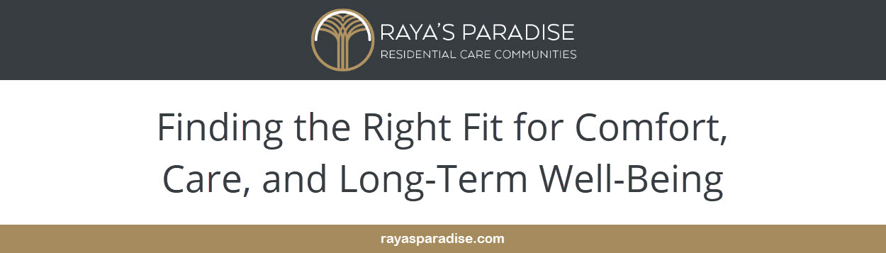 Finding the Right Fit for Comfort, Care, and Long-Term Well-Being Evaluate your loved one’s independence, health needs, social goals, and budget to select the living option that offers the best quality of life.
