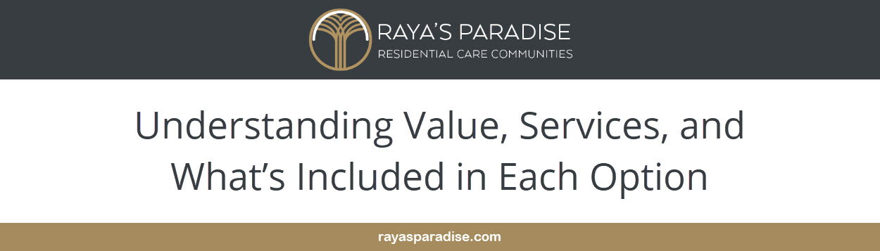 Understanding Value, Services, and What’s Included in Each Option Explore how pricing reflects care levels, amenities, and support so families can plan confidently and find the right fit.