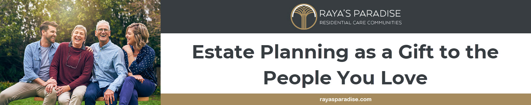 Graphic framing estate planning as a compassionate step that supports dignity, family harmony, and clarity.