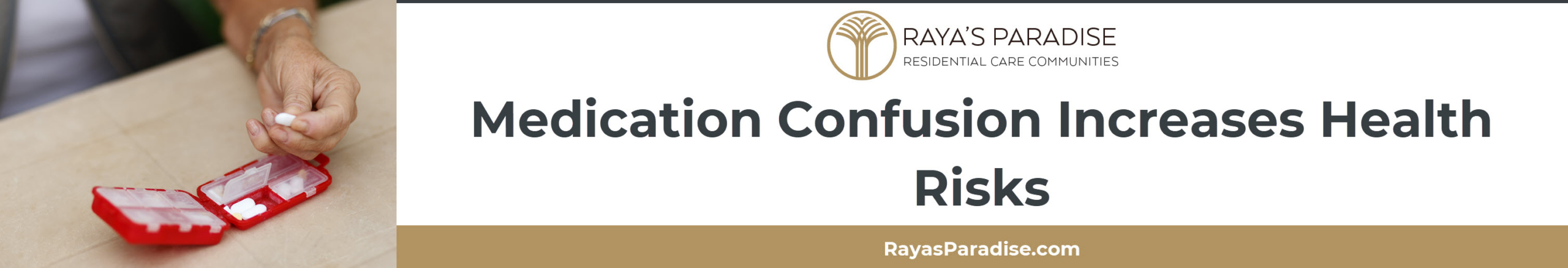 Caregiver organizing medication for a senior using a pill organizer.