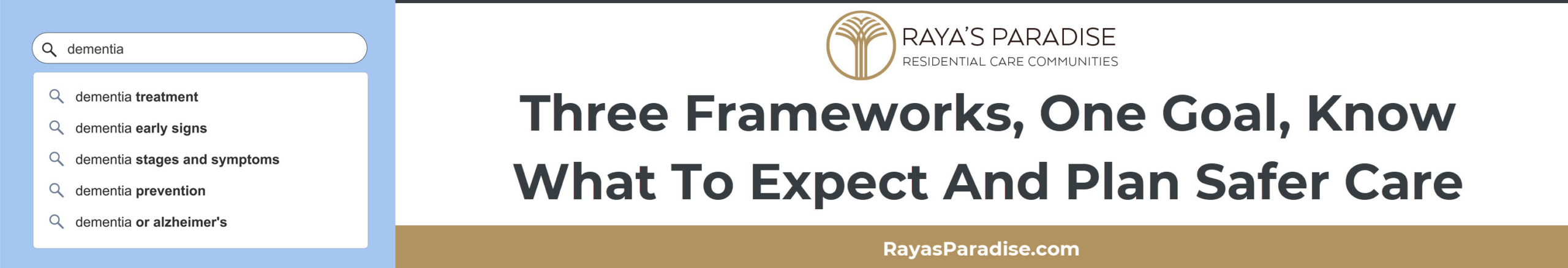 This section describes dementia staging frameworks including the 3 stage model, the 7 stage GDS, and the FAST functional tool.