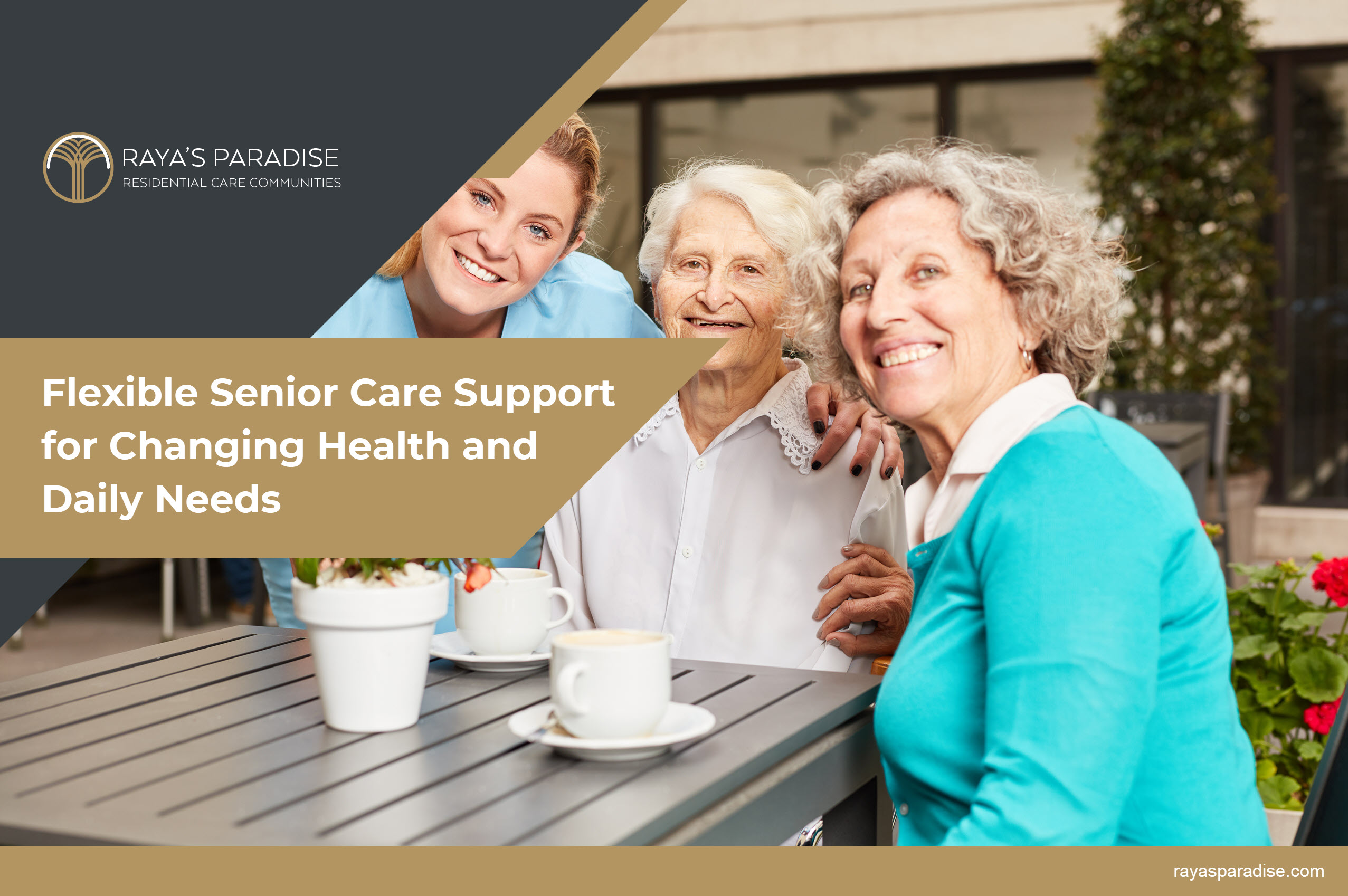 A care team supporting a resident through changing daily and health needs in Orange County