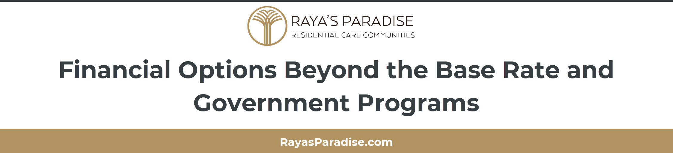 Assisted Living Financial Resources Orange County California Financial Options Beyond the Base Rate and Government Programs