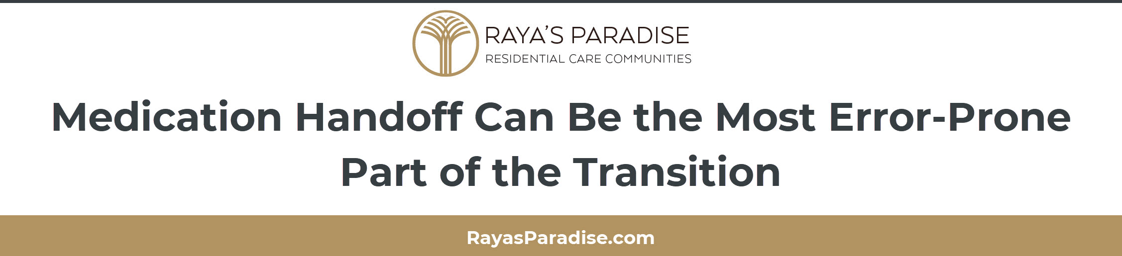Medication Handoff Is the Most Error-Prone Part of the Transition