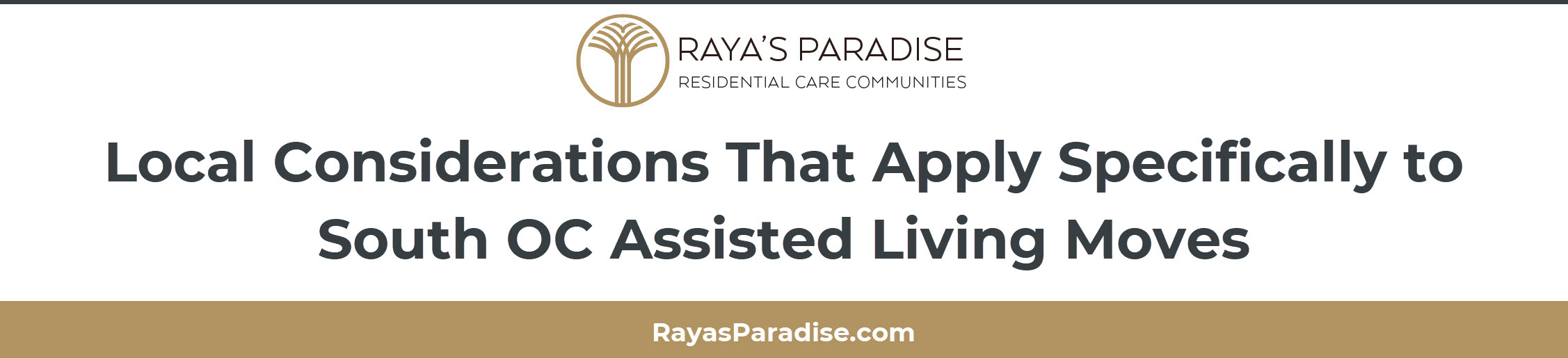 Local Considerations That Apply Specifically to South OC Assisted Living Moves