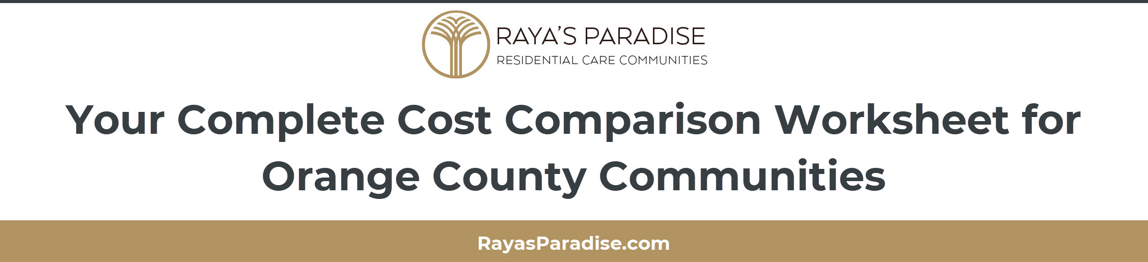 Printable Assisted Living Cost Comparison Worksheet Orange County Your Complete Cost Comparison Worksheet for Orange County Communities