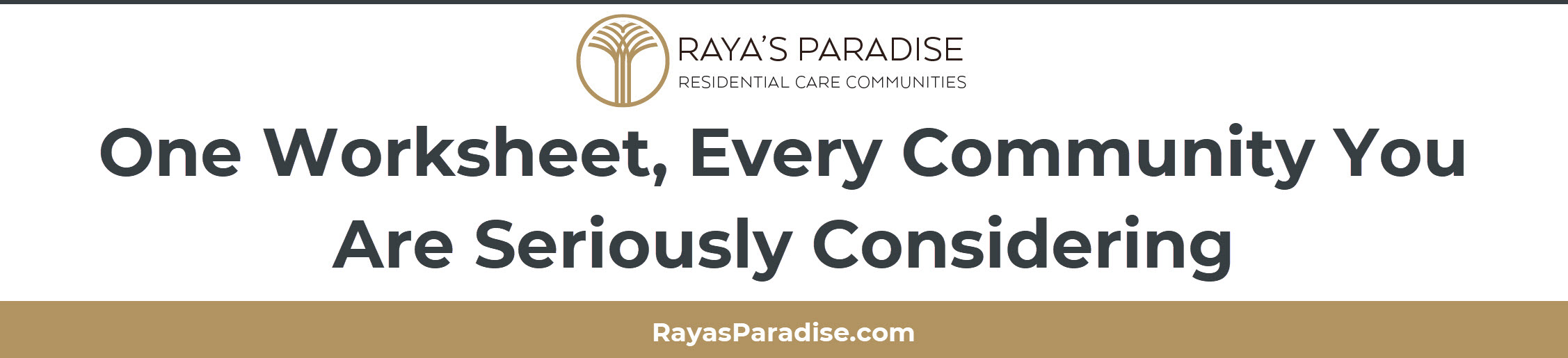 Printable Orange County Assisted Living Side by Side Comparison Worksheet A printable side-by-side comparison worksheet for Orange County families evaluating up to three assisted living communities across licensing, costs, staffing, safety, meals, communication and overall impressions.