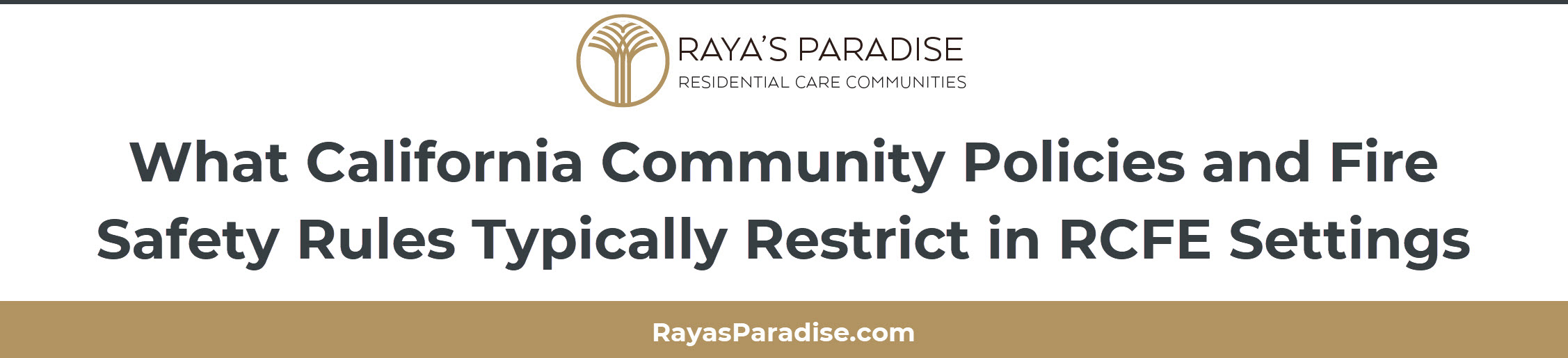 What California Community Policies and Fire Safety Rules Typically Restrict in RCFE Settings