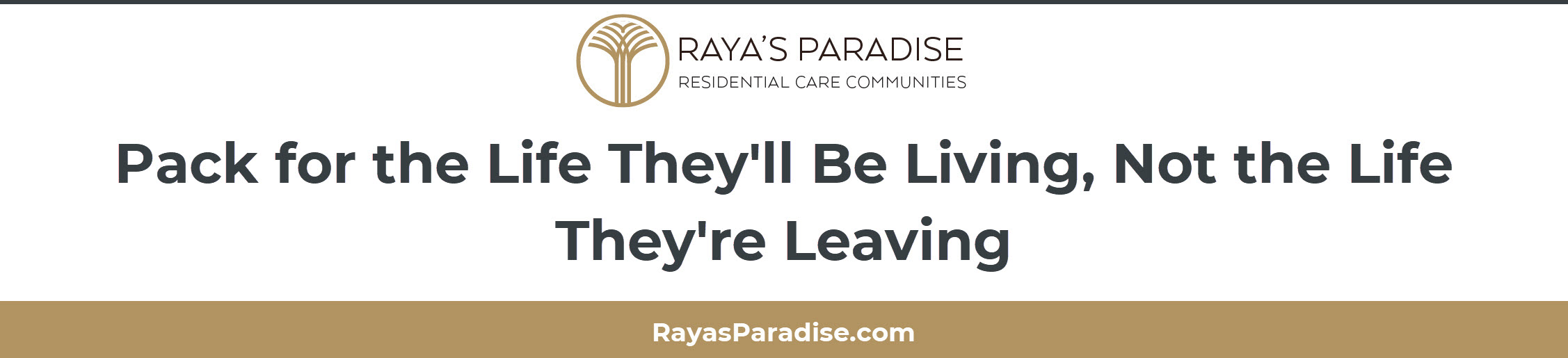 Pack for the Life They'll Be Living, Not the Life They're Leaving