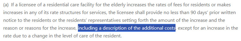 What the Notice Must Explain Covers what a lawful rate increase notice must include, from the dollar amount to the reasons and added costs.